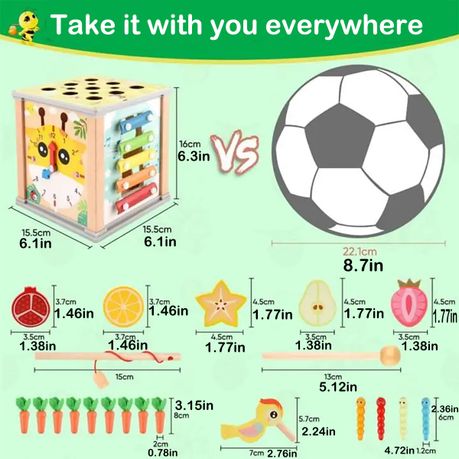 Montessori Baby Toys for 1 2 3 Year Old Boys Girls Sensory Activity Toys